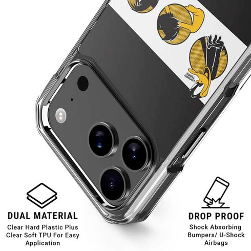 Looney Tunes Daffy Duck Three Circles iPhone 18 Pro Clear Case
