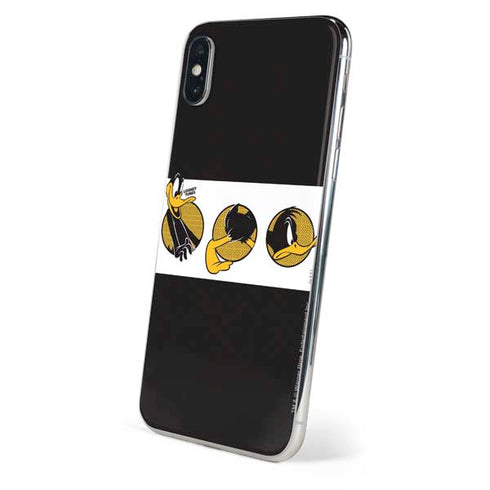 Looney Tunes Daffy Duck Three Circles iPhone XS Skin