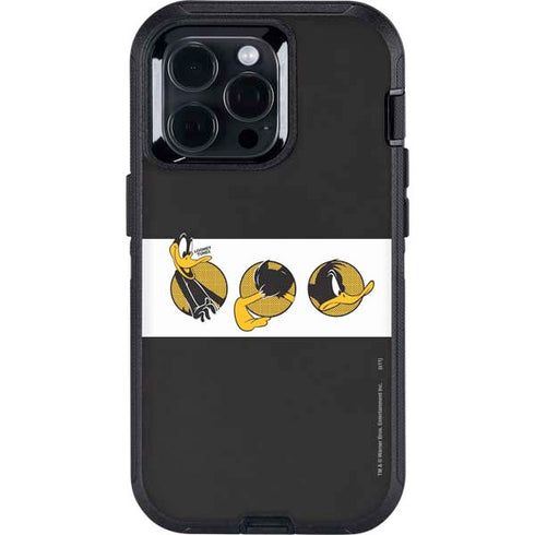 Looney Tunes Daffy Duck Three Circles Otterbox Defender iPhone Skin