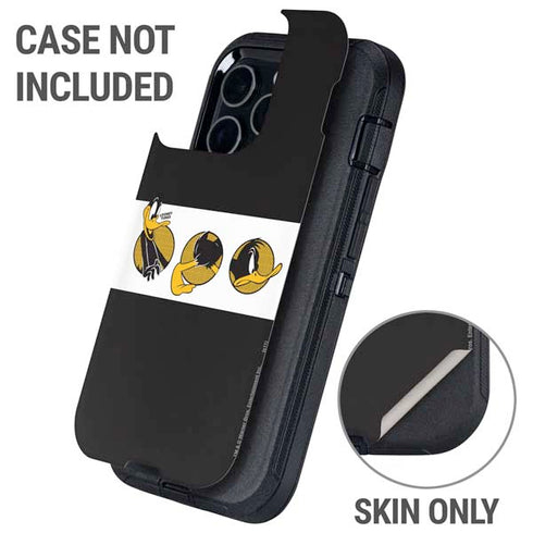 Looney Tunes Daffy Duck Three Circles Otterbox Defender iPhone Skin