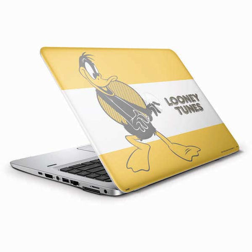 Looney Tunes Daffy Duck Yellow Stripes HP Elitebook Skin