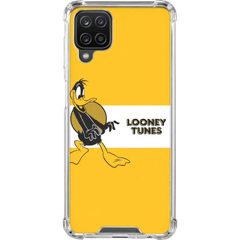 Looney Tunes Daffy Duck Yellow Stripes Galaxy Cases