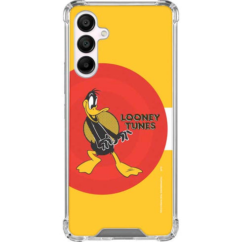 Looney Tunes Daffy Duck Yellow Stripes Galaxy A16 5G Clear Case