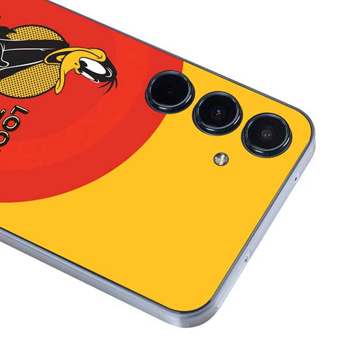 Looney Tunes Daffy Duck Yellow Stripes Galaxy A35 5G Skin