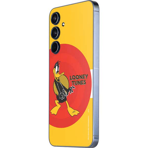 Looney Tunes Daffy Duck Yellow Stripes Galaxy A36 5G Skin