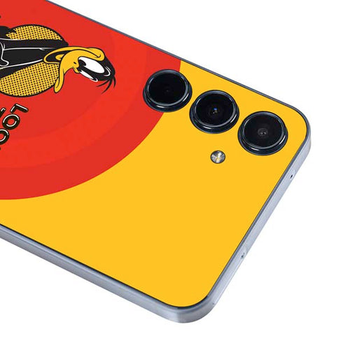 Looney Tunes Daffy Duck Yellow Stripes Galaxy A36 5G Skin