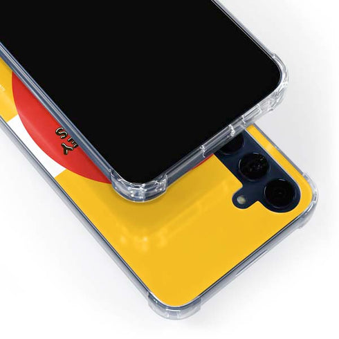 Looney Tunes Daffy Duck Yellow Stripes Galaxy A55 5G Clear Case