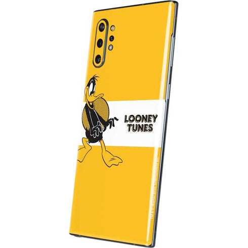 Looney Tunes Daffy Duck Yellow Stripes Galaxy Note 10 Plus Skin