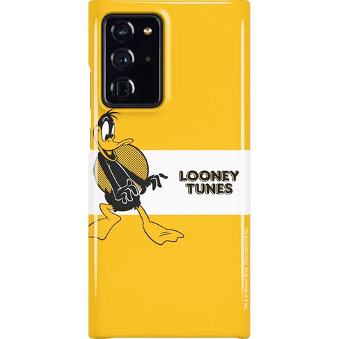 Looney Tunes Daffy Duck Yellow Stripes Galaxy Cases
