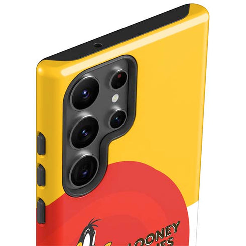 Looney Tunes Daffy Duck Yellow Stripes Galaxy S23 Ultra Pro Case