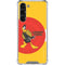 Looney Tunes Daffy Duck Yellow Stripes Galaxy S24 FE Clear Case