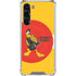 Looney Tunes Daffy Duck Yellow Stripes Galaxy S24 FE Clear Case