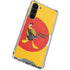 Looney Tunes Daffy Duck Yellow Stripes Galaxy S24 FE Clear Case