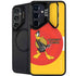 Looney Tunes Daffy Duck Yellow Stripes Galaxy S25 Kickstand Case
