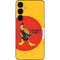 Looney Tunes Daffy Duck Yellow Stripes Galaxy S24 Plus Skin