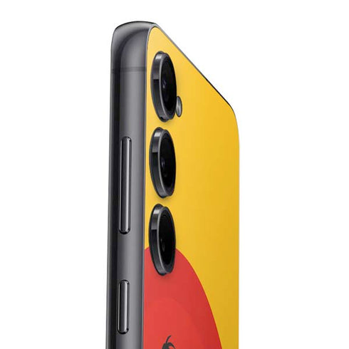Looney Tunes Daffy Duck Yellow Stripes Galaxy S25 Plus Skin