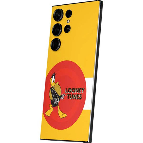 Looney Tunes Daffy Duck Yellow Stripes Galaxy S24 Ultra Skin