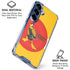 Looney Tunes Daffy Duck Yellow Stripes Galaxy S25 Clear Case