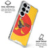 Looney Tunes Daffy Duck Yellow Stripes Galaxy S26 Ultra Clear Case