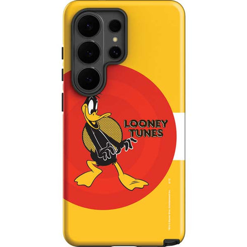 Looney Tunes Daffy Duck Yellow Stripes Galaxy S26 Ultra Impact Case