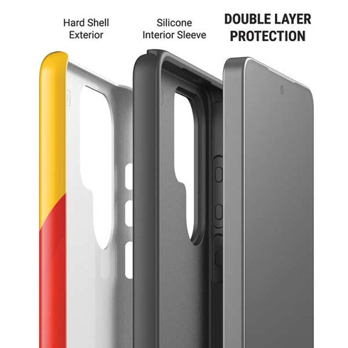 Looney Tunes Daffy Duck Yellow Stripes Galaxy S26 Ultra Impact Case