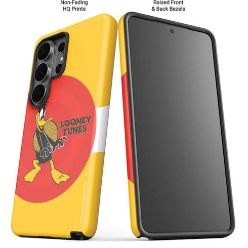 Looney Tunes Daffy Duck Yellow Stripes Galaxy S26 Ultra Impact Case
