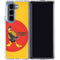 Looney Tunes Daffy Duck Yellow Stripes Galaxy Z Fold5 5G Clear Case