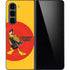 Looney Tunes Daffy Duck Yellow Stripes Galaxy Z Fold5 5G Skin