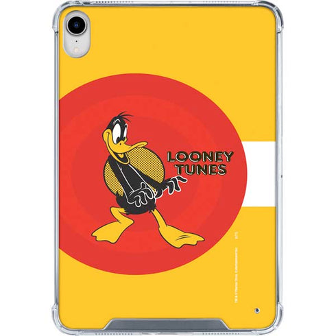 Looney Tunes Daffy Duck Yellow Stripes iPad 11th Gen (2025) Clear Case