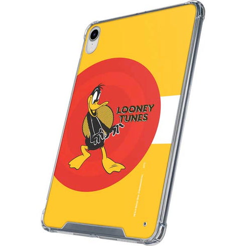 Looney Tunes Daffy Duck Yellow Stripes iPad 11th Gen (2025) Clear Case