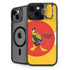 Looney Tunes Daffy Duck Yellow Stripes iPhone 14 Kickstand Case