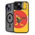 Looney Tunes Daffy Duck Yellow Stripes iPhone 14 Plus Kickstand Case