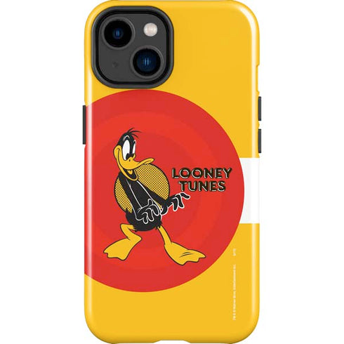 Looney Tunes Daffy Duck Yellow Stripes iPhone 15 Impact Case