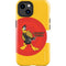 Looney Tunes Daffy Duck Yellow Stripes iPhone 15 Impact Case