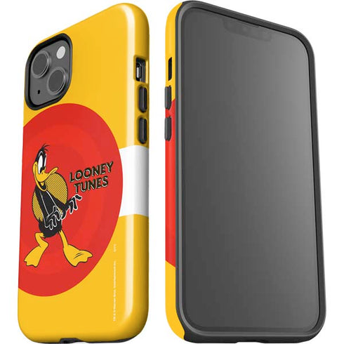 Looney Tunes Daffy Duck Yellow Stripes iPhone 15 Impact Case