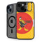 Looney Tunes Daffy Duck Yellow Stripes iPhone 15 Plus Kickstand Case