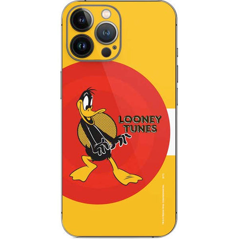 Looney Tunes Daffy Duck Yellow Stripes iPhone 15 Pro Max Skin