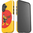 Looney Tunes Daffy Duck Yellow Stripes iPhone 16 Impact Case