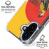 Looney Tunes Daffy Duck Yellow Stripes iPhone 16 MagSafe Case