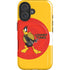Looney Tunes Daffy Duck Yellow Stripes iPhone 16 Magsafe Impact Case