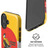 Looney Tunes Daffy Duck Yellow Stripes iPhone 16 Magsafe Impact Case