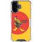 Looney Tunes Daffy Duck Yellow Stripes iPhone 16 Plus Clear Case