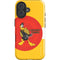 Looney Tunes Daffy Duck Yellow Stripes iPhone 16 Plus Impact Case