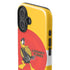 Looney Tunes Daffy Duck Yellow Stripes iPhone 16 Plus Impact Case