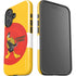 Looney Tunes Daffy Duck Yellow Stripes iPhone 16 Plus Impact Case