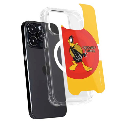 Looney Tunes Daffy Duck Yellow Stripes iPhone 16 Pro MagSafe Case