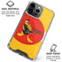 Looney Tunes Daffy Duck Yellow Stripes iPhone 16 Pro Max Clear Case
