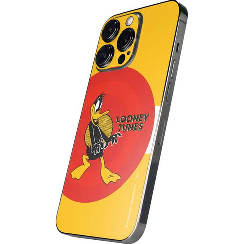 Looney Tunes Daffy Duck Yellow Stripes iPhone 16 Pro Max Skin