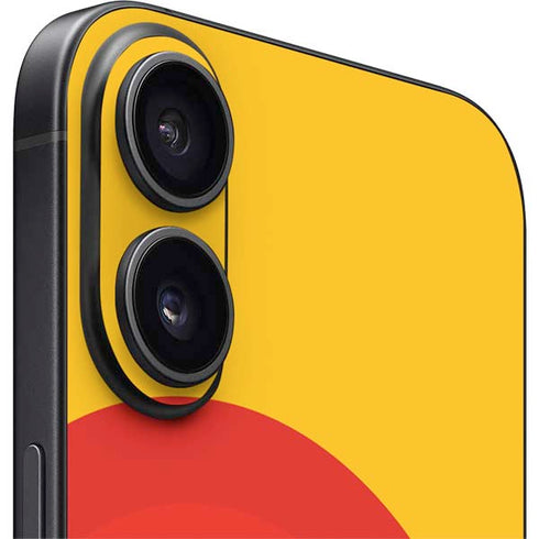 Looney Tunes Daffy Duck Yellow Stripes iPhone 16 Skin