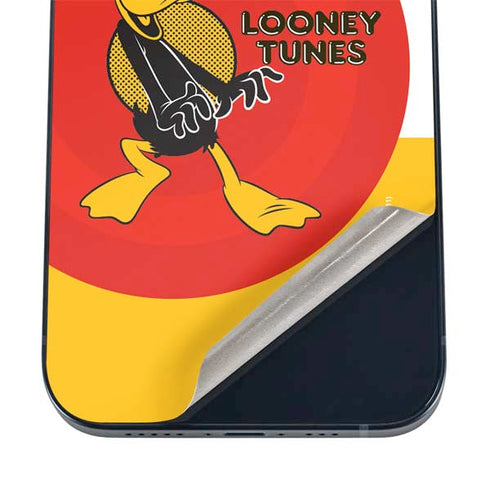 Looney Tunes Daffy Duck Yellow Stripes iPhone 16 Skin
